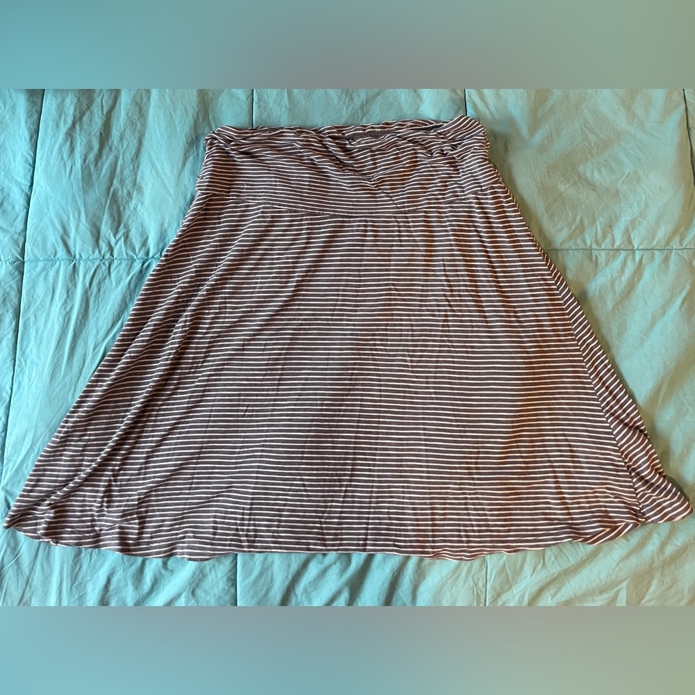 Toad&co organic cotton skirt stripes